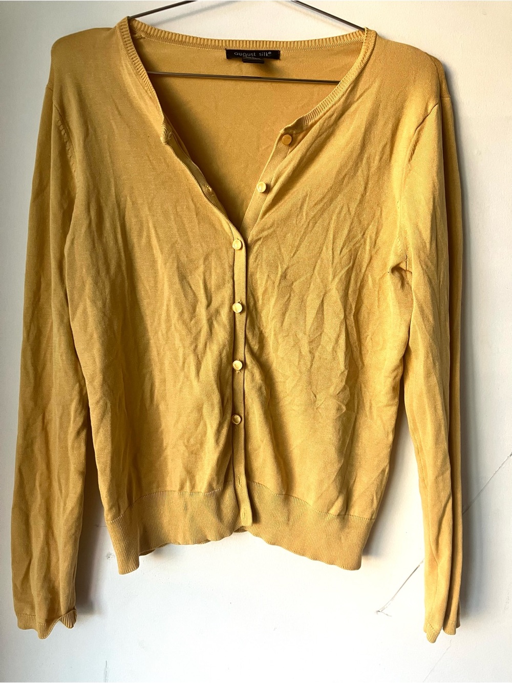 A perfect Yellow Lightweight Cardigan